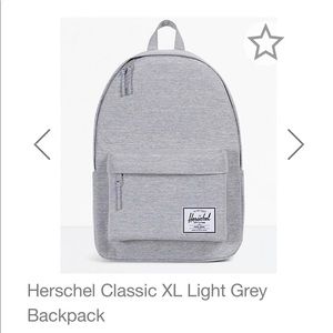 Herschel Classic XL Light Grey Backpack